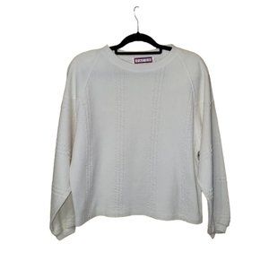 Pacer Pullover Waffle Weave Sweater Large EUC